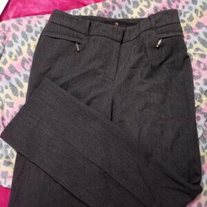 Laura Petites Mia Fit Straight Leg Pants • Grey